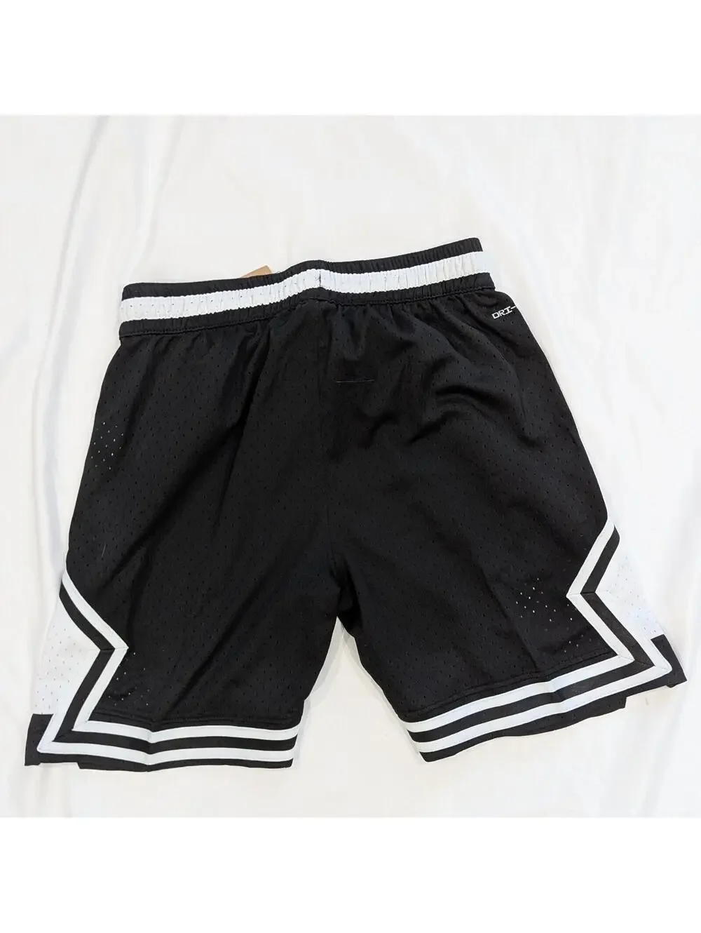 Nike Men's/Women's Jordan Sport Dri-Fit Diamond Shorts Black/White Size M